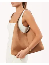 Tammy Shoulder Bag | Tan Suede