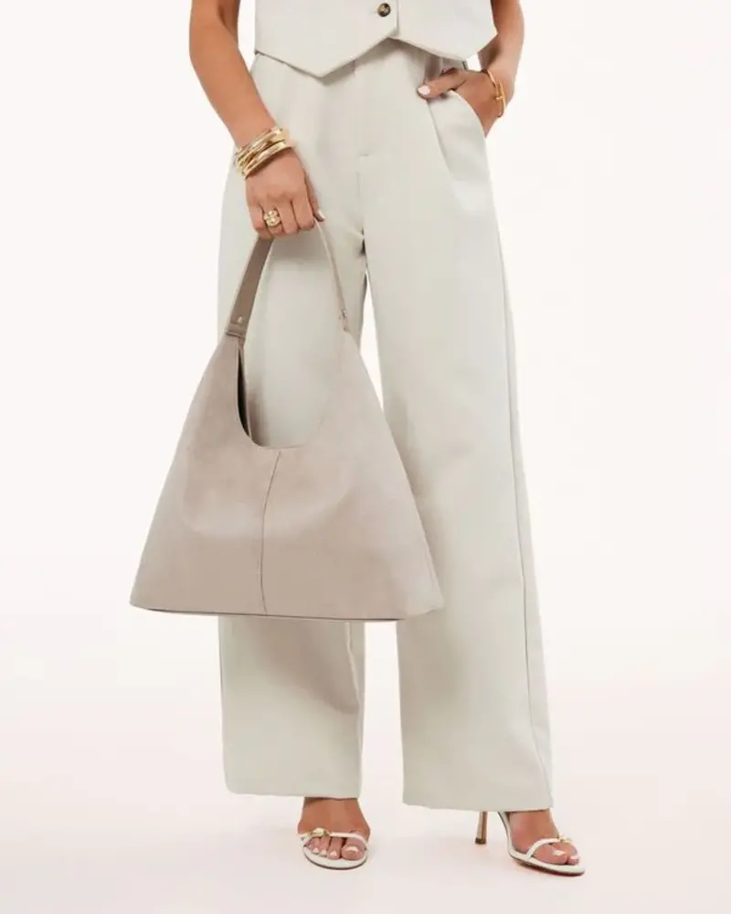 Tammy Shoulder Bag | Mist Suede