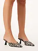 Adele Mule Pump | Satin Leopard