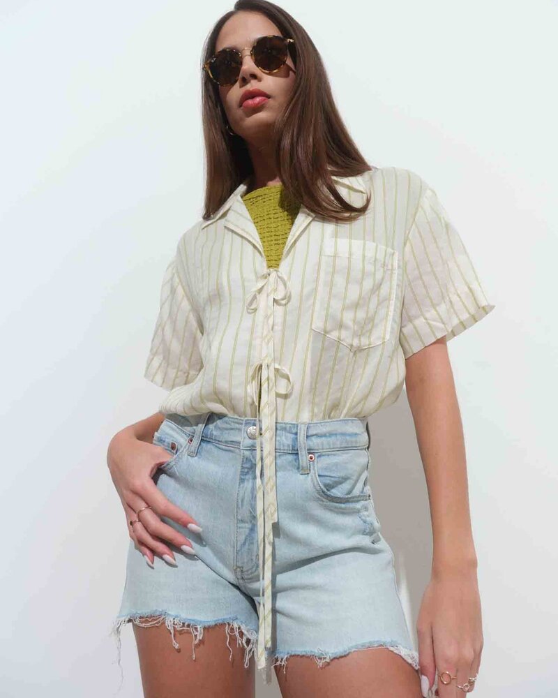 Buttercup Tie Front Shirt | Sunnyside