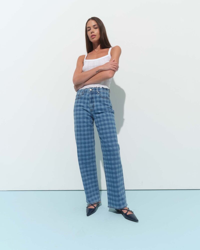 1999 Slouch 90'S Fit | Denim Check
