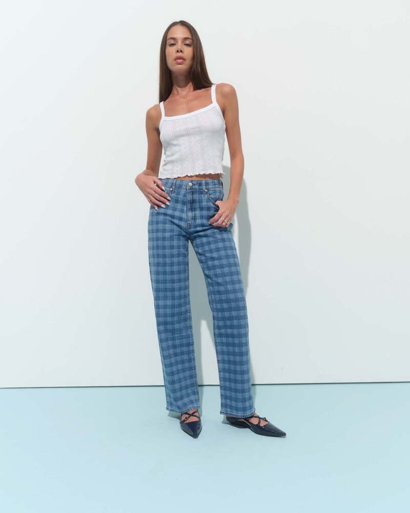 1999 Slouch 90'S Fit | Denim Check