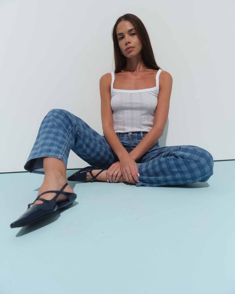 1999 Slouch 90'S Fit | Denim Check