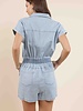 Good Luck Denim Romper