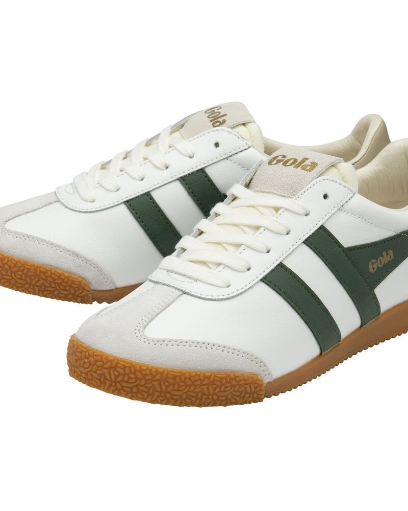 GOLA Elan Leather Sneakers | Evergreen / White