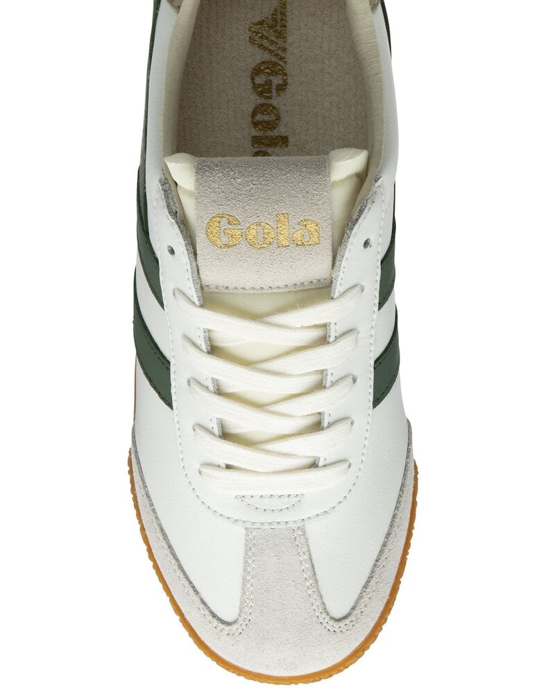GOLA Elan Leather Sneakers | Evergreen / White