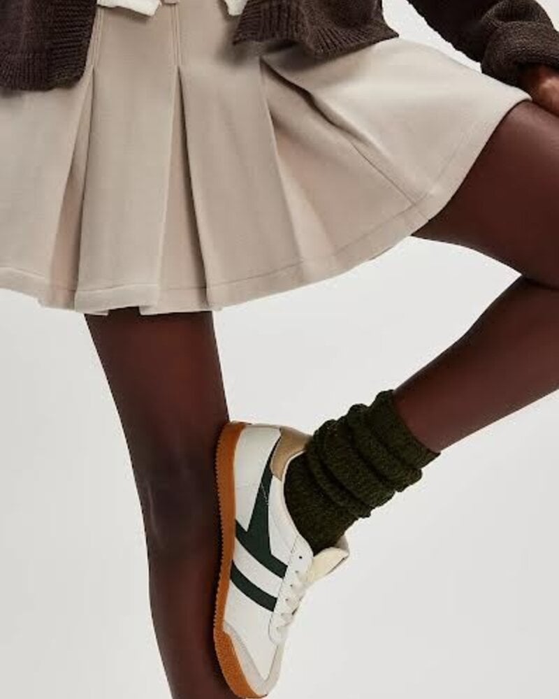 GOLA Elan Leather Sneakers | Evergreen / White