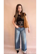 Free People Ready To Go Lace Tee | Black