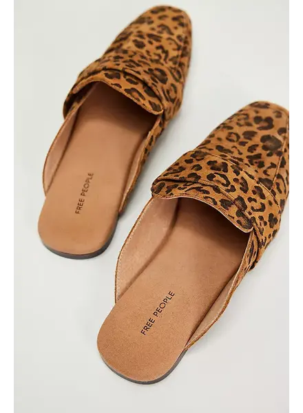Free People At Ease Embossed Loafers | Leopard Suede