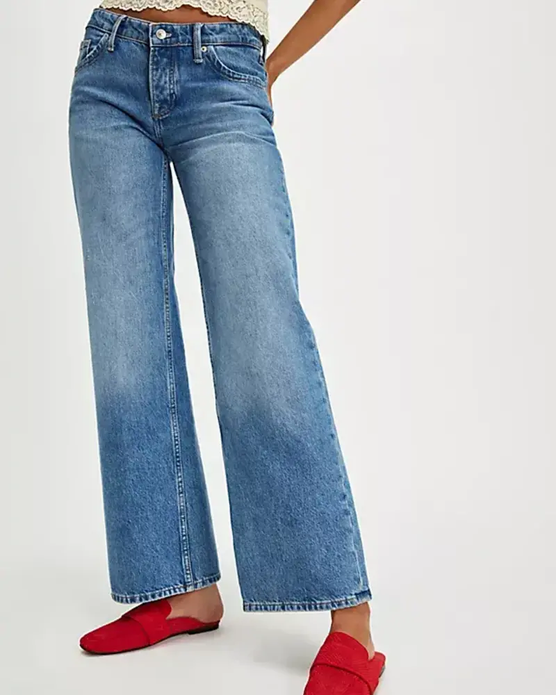 Free People At Ease Embossed Loafers | Red Suede