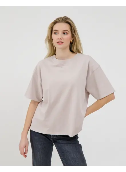 Boxy Tee | Dove Grey