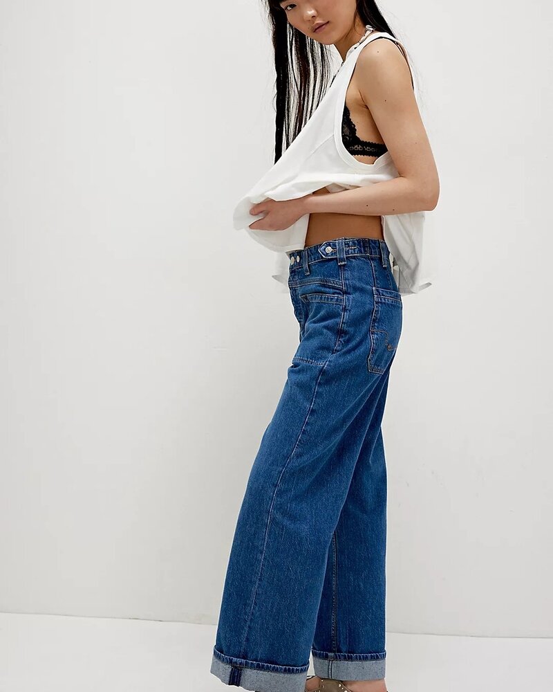 Free People Palmer Cuffed Jeans | Tunnel Vision