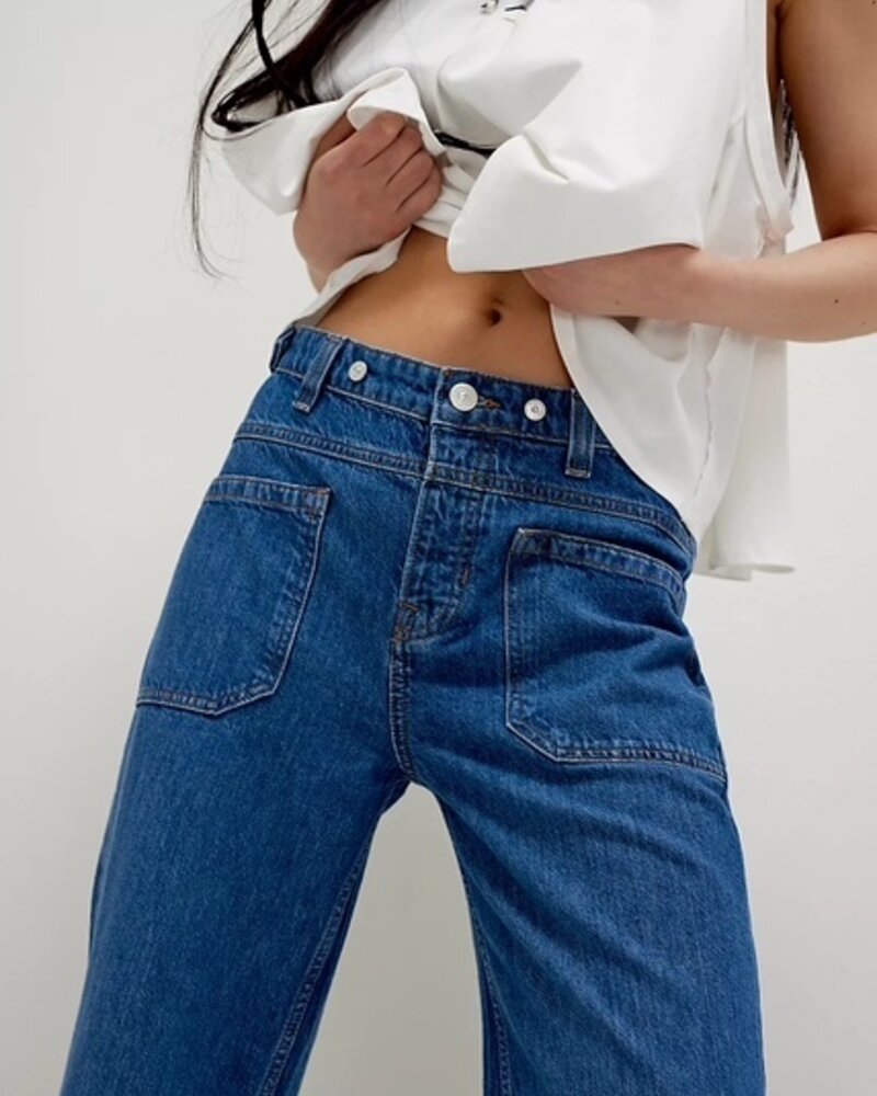 Free People Palmer Cuffed Jeans | Tunnel Vision