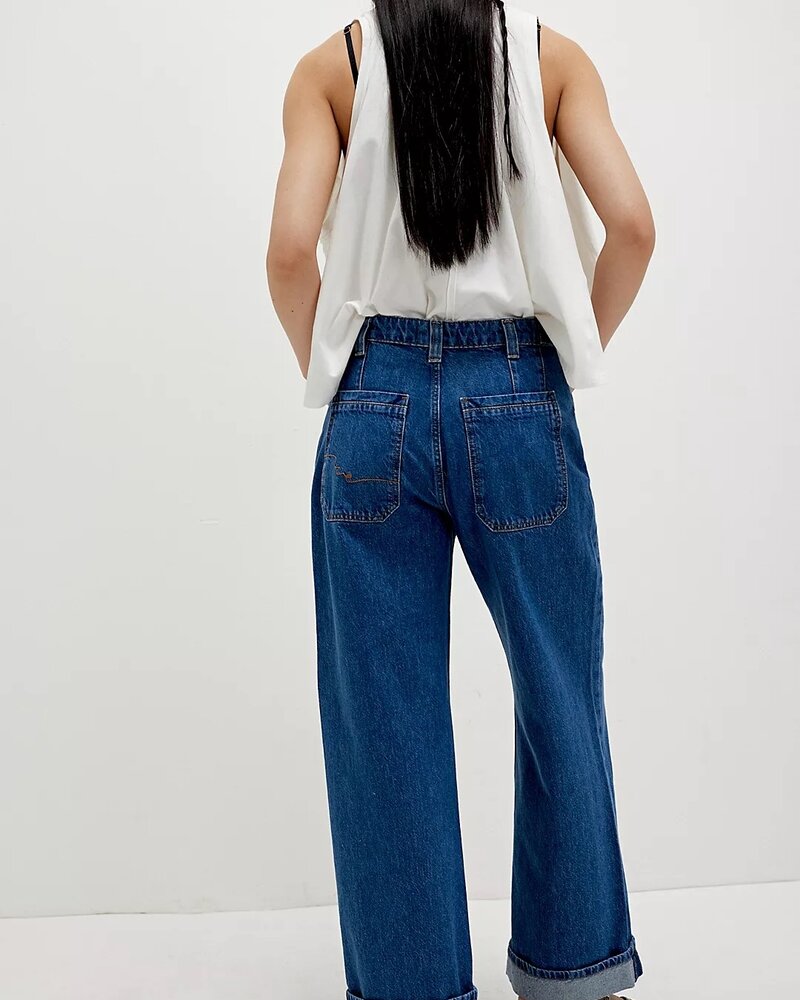 Free People Palmer Cuffed Jeans | Tunnel Vision