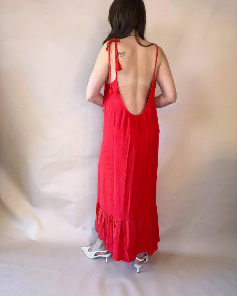 Sugarloaf Tie Strap Flowy Dress