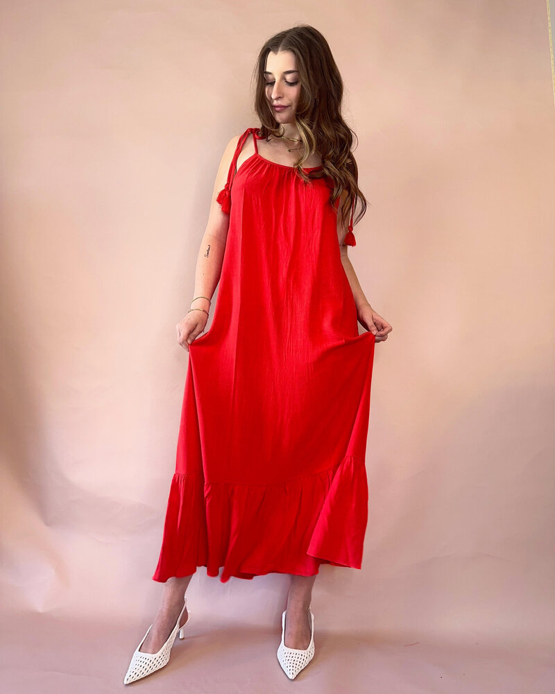 Sugarloaf Tie Strap Flowy Dress
