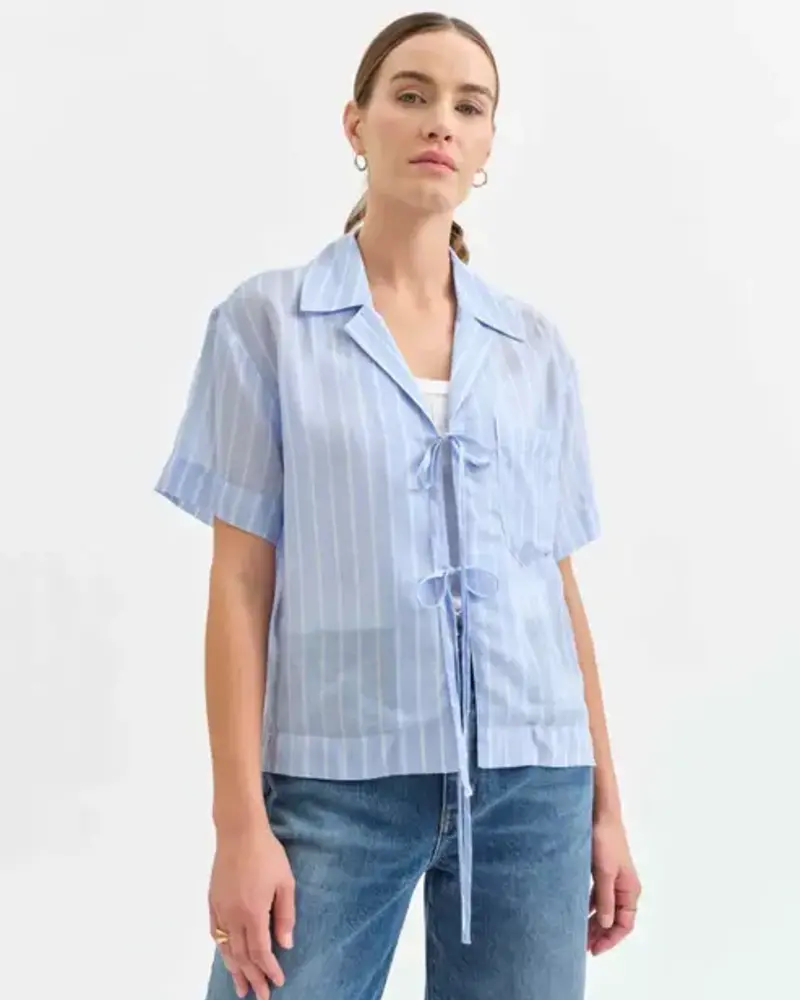 Buttercup Tie Front Shirt | Castle