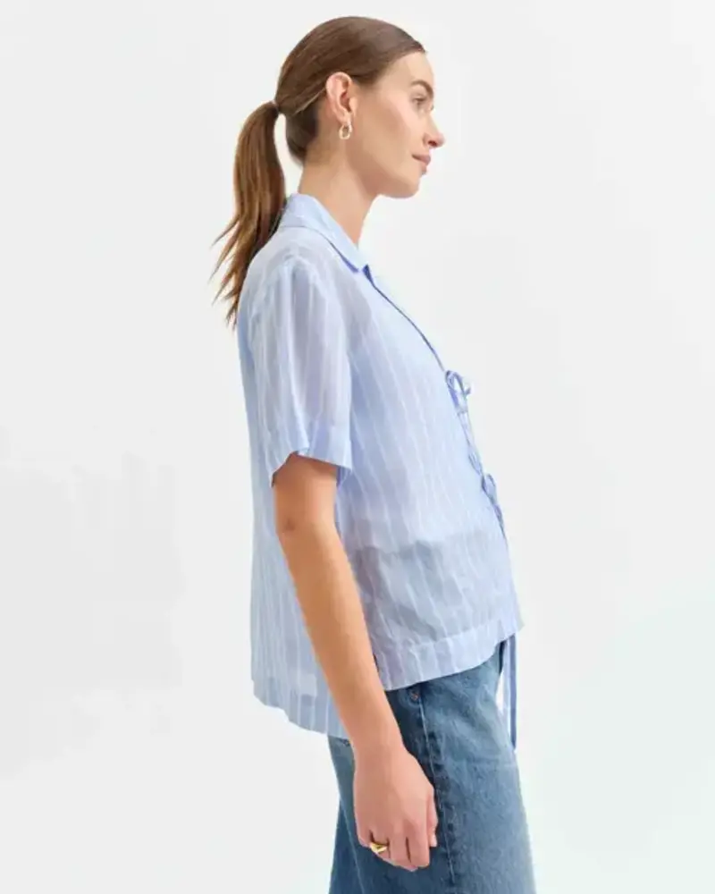 Buttercup Tie Front Shirt | Castle