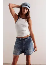 Free People Moxie Shorts | Timeless Blue