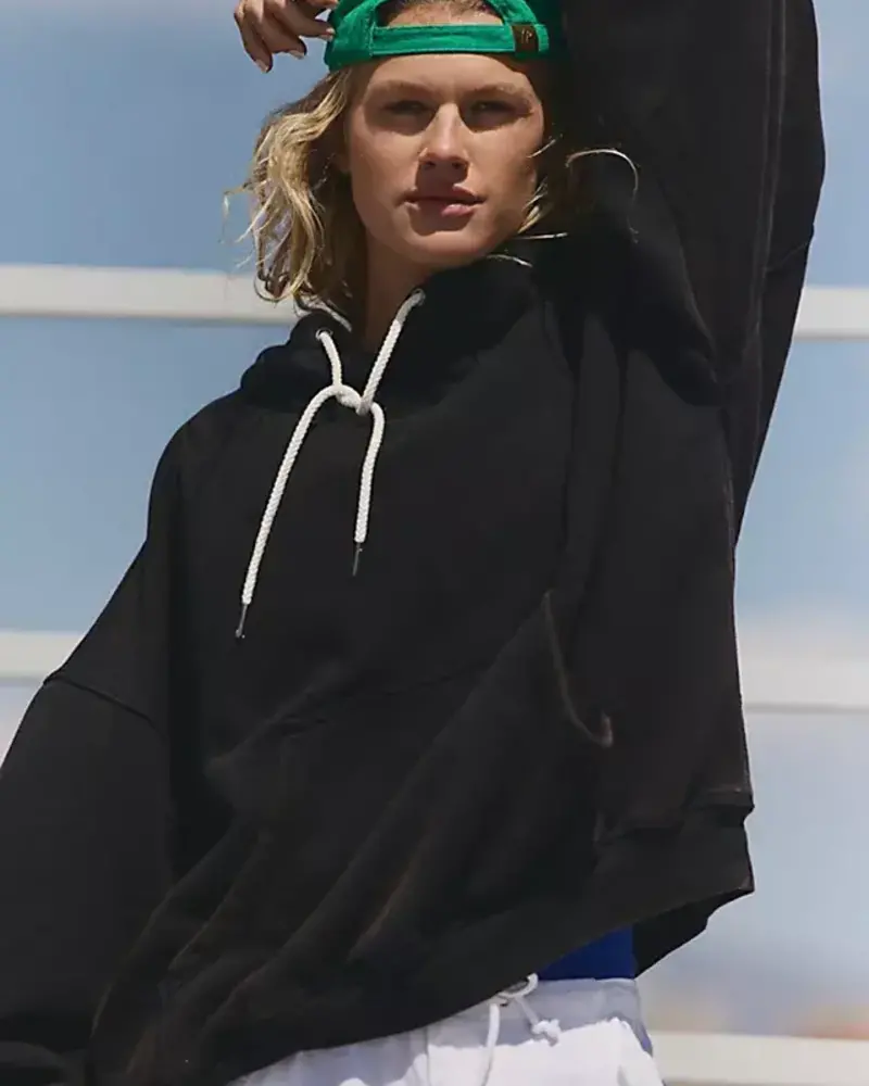 Free People Final Call Hoodie | Black