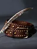 Free People Sola Stud Belt | Cognac