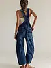 Free People Good Luck Barrel Overalls | Deep End