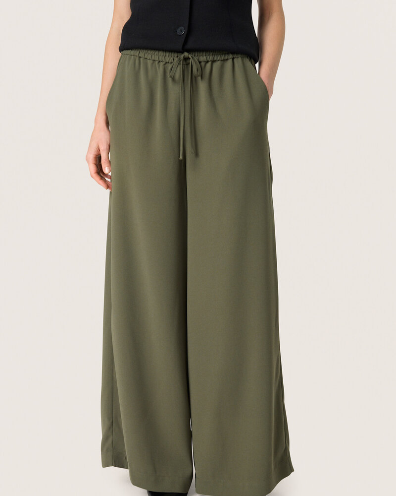 Shirley Wide Trousers | Leaf