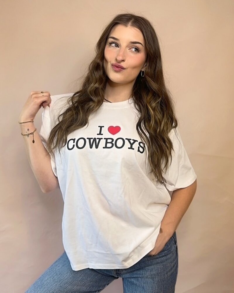 Boxy Tee | I Love Cowboys