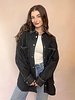 'Shania' Denim Jacket | Black Studded