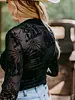 Western Long Sleeve Mesh Top | Sunshine