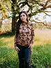 Western Long Sleeve Mesh Top | Cactus & Cowboys