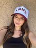 Alberta Two Toned Hat | Maroon