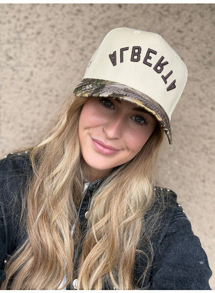 Alberta Two Toned Hat | Camo