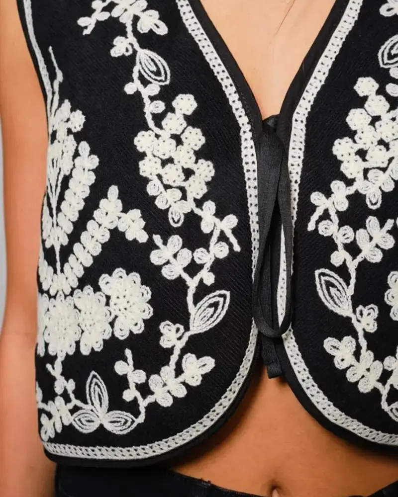 Erin Embroidered Vest