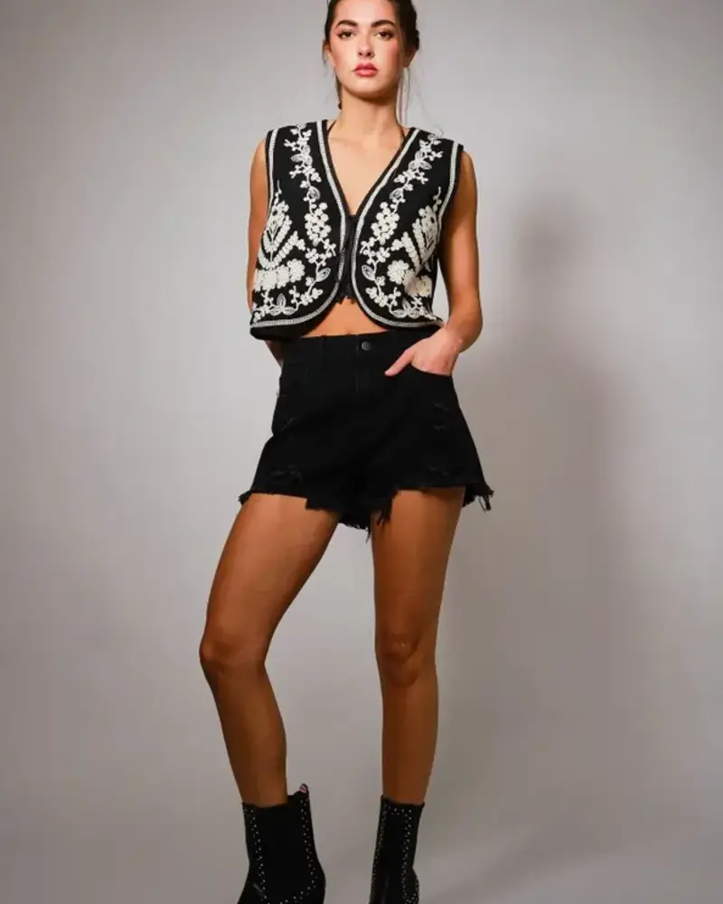 Erin Embroidered Vest