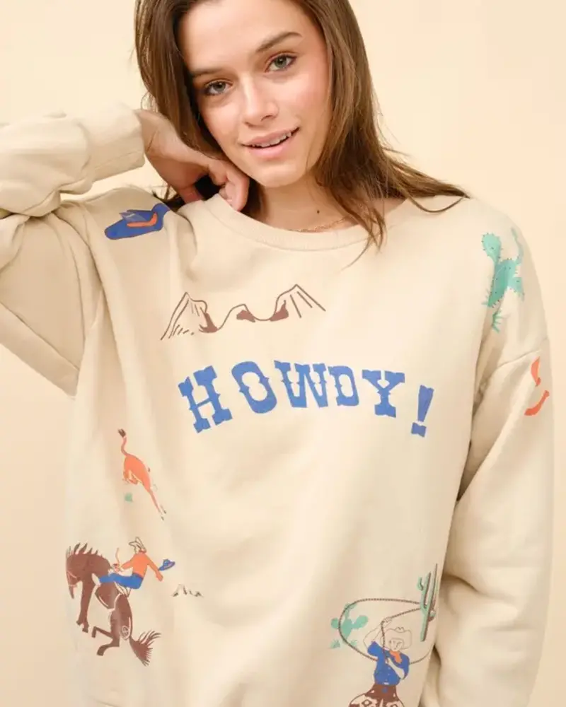 Western Howdy Sweatshirt