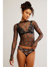 Free People Two Tone Lady Lux Layering Top | Thunderstorm