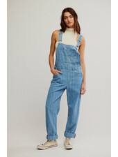 Free People Ziggy Striped Overalls | Beachcomber