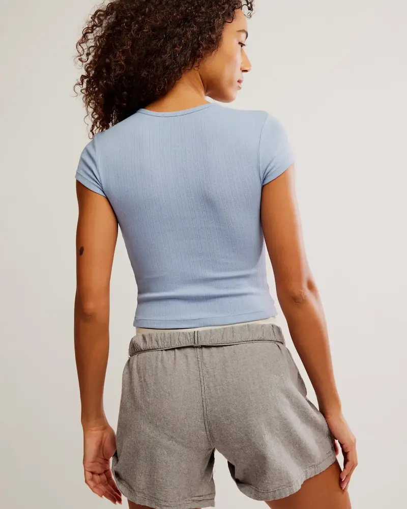 Free People Wait a Minute Baby Tee | Chambary