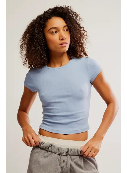 Free People Wait a Minute Baby Tee | Chambary