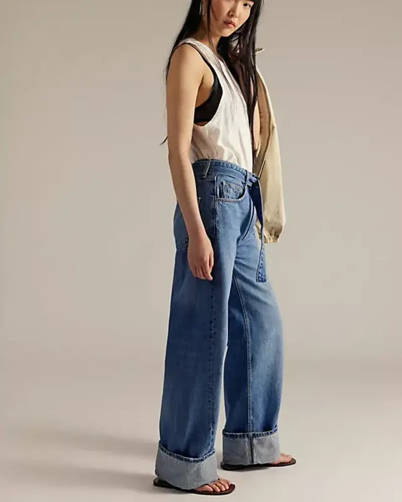 Free People East Bay Cuffed Jeans | Spunky