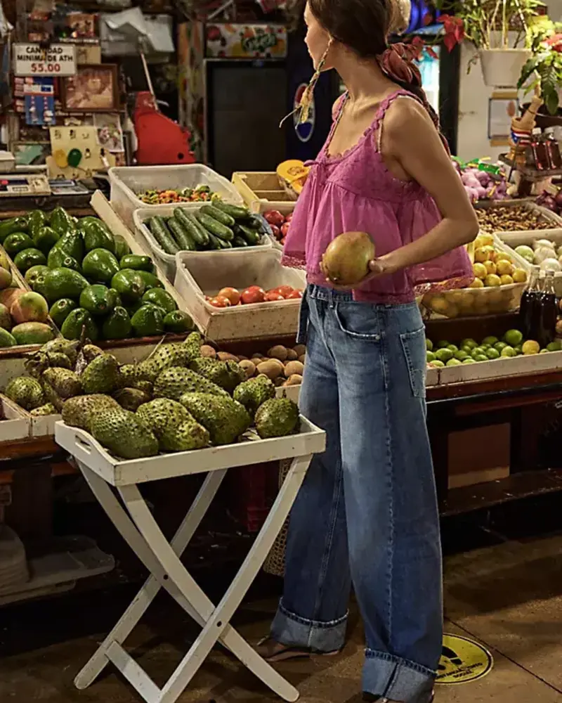 Free People East Bay Cuffed Jeans | Spunky