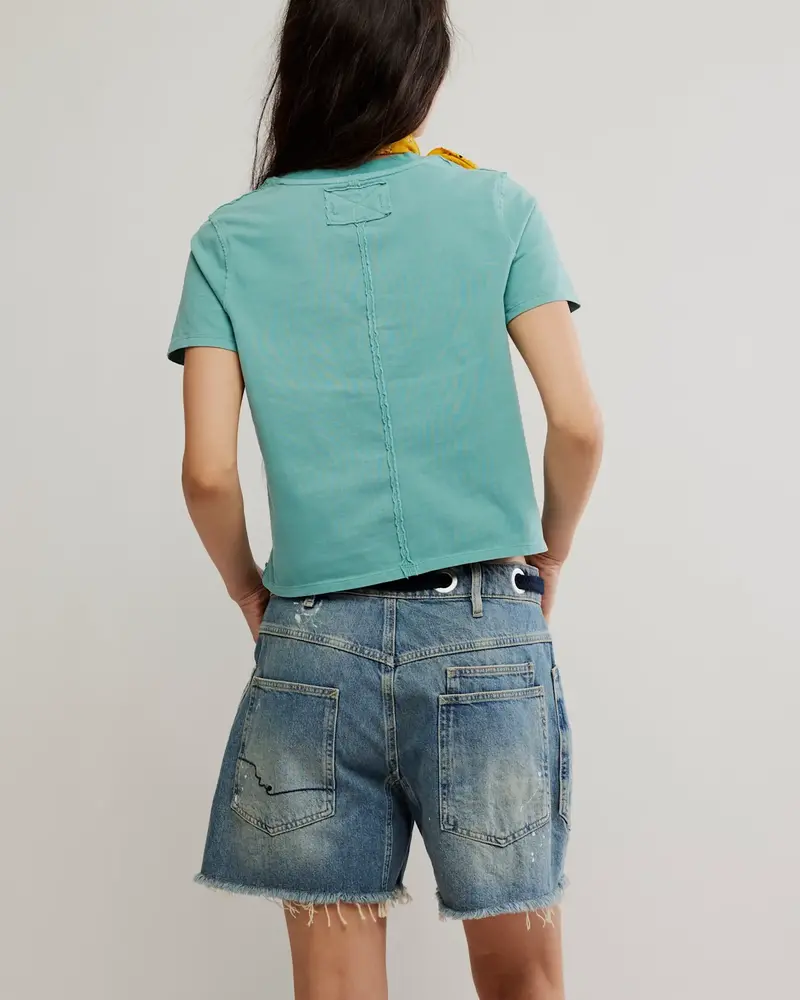 Free People Everyday Tee | Mineral Blue