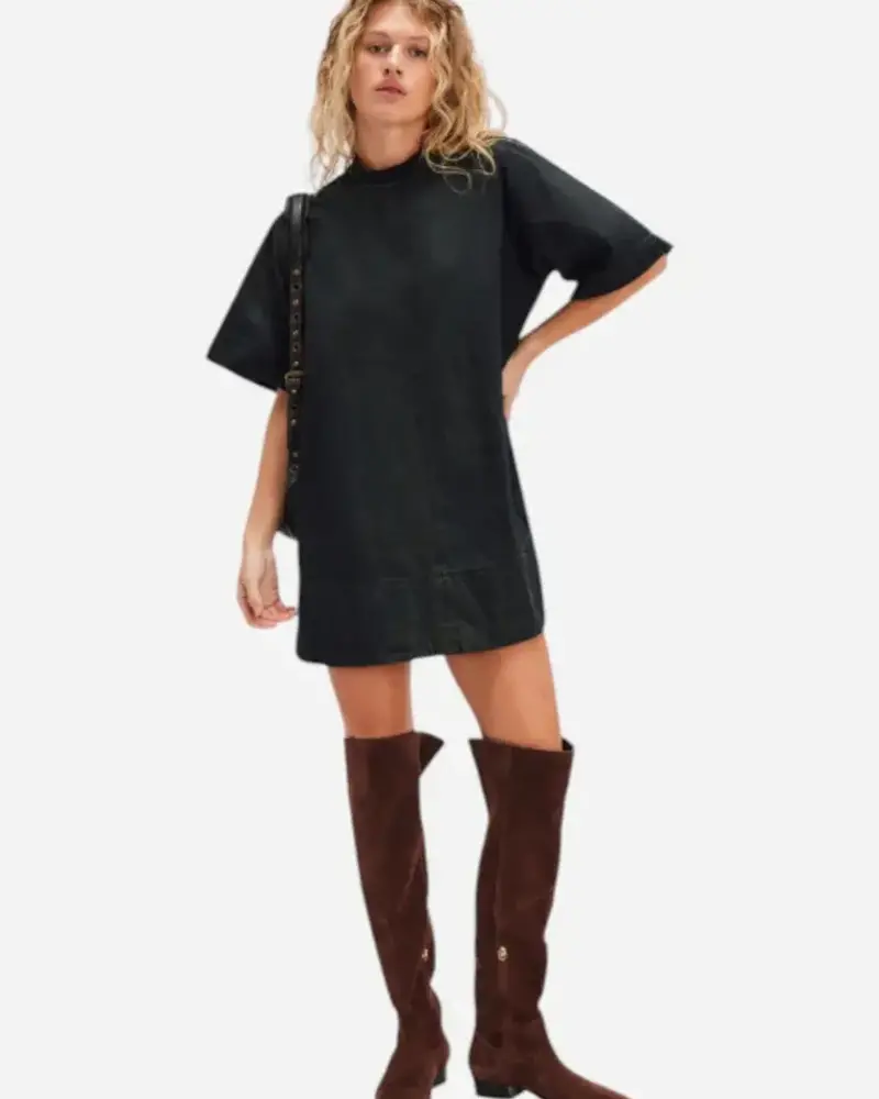 Free People Harlow Mini Dress | Black