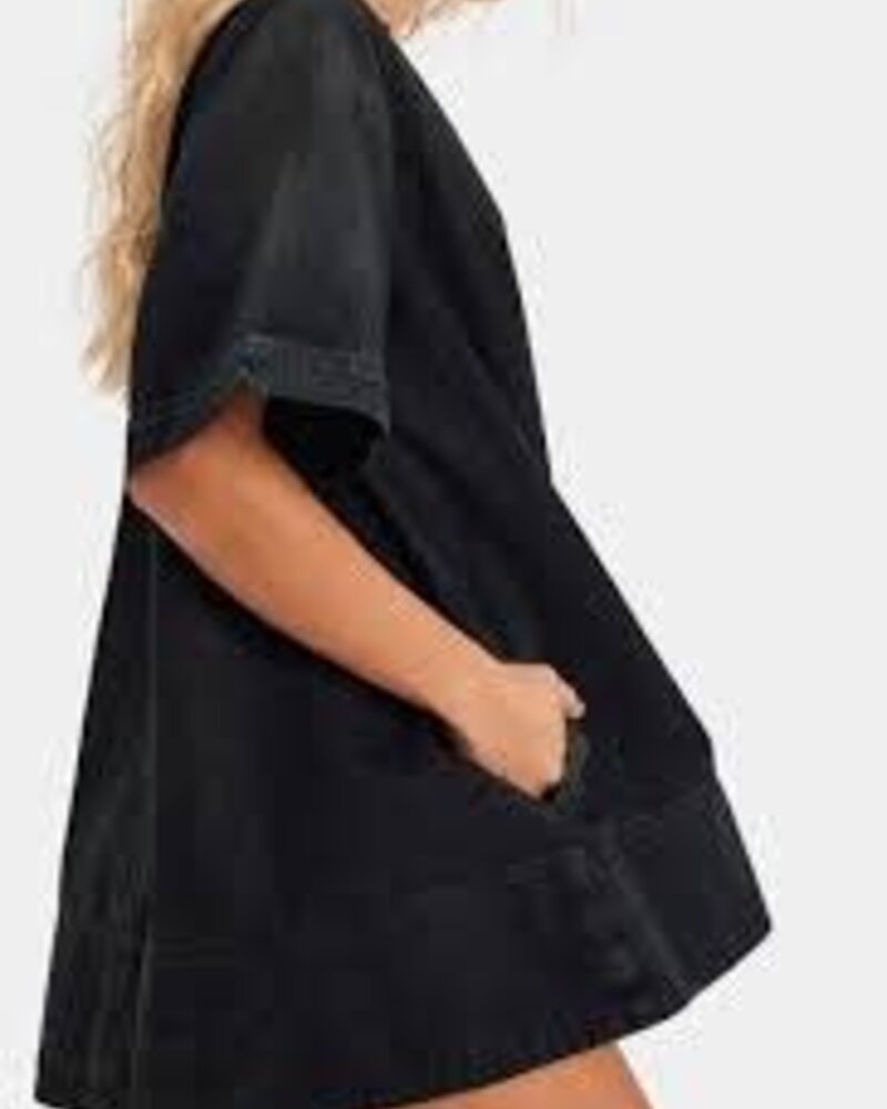 Free People Harlow Mini Dress | Black