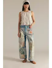 Free People Free Illusions Printed Relaxed Jeans | Sky