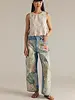 Free People Free Illusions Printed Relaxed Jeans | Sky