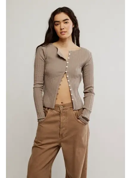 Free People Tilly Long-Sleeve Cardi | Rock