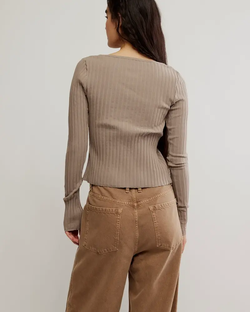 Free People Tilly Long-Sleeve Cardi | Rock