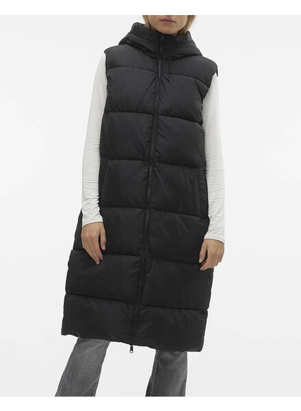 Vero Moda Ligaane Puffer Vest | Black